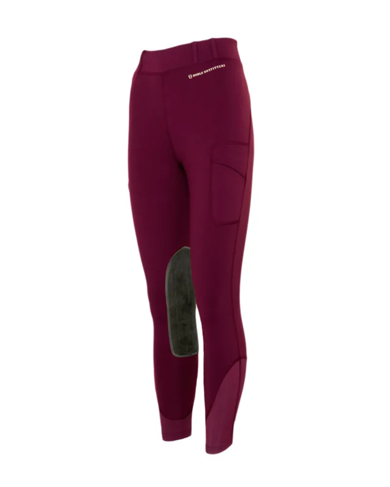 Noble Balance Riding Tights - Fig/Brown