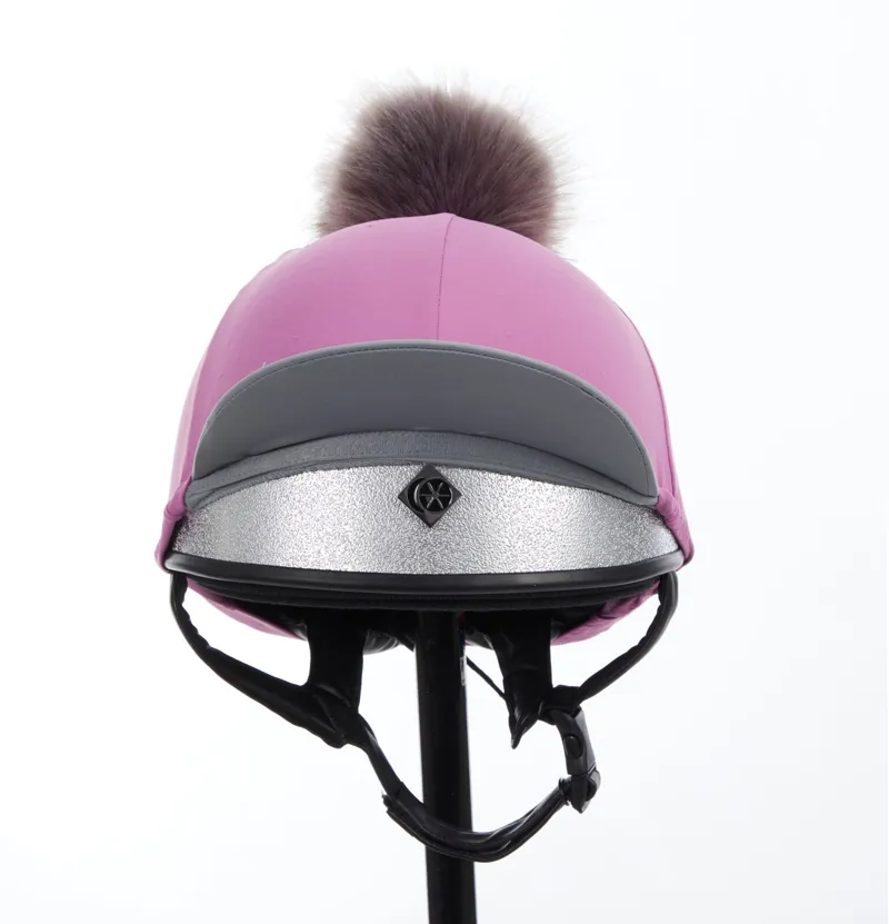 LeMieux Pom Pom Hat Silk - Lavender-1