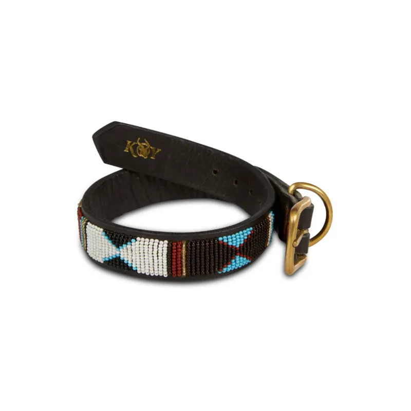 Koy Beaded Dog Collar - 16inch