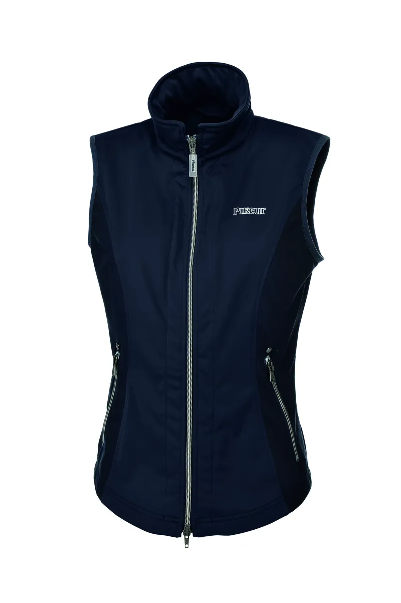 Pikeur Sandia Ladies Softshell Waistcoat - Navy