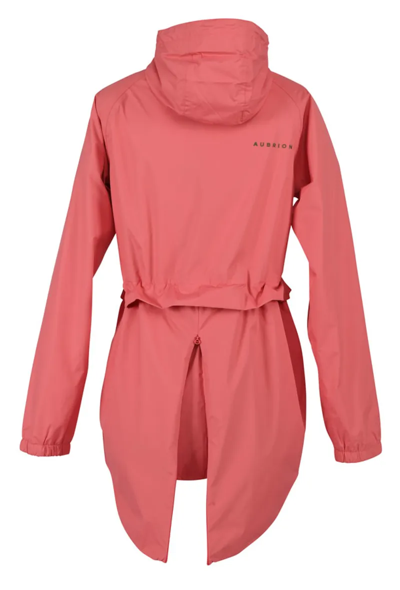 Shires Aubrion Hackney Ladies Rain Jacket - Coral-3