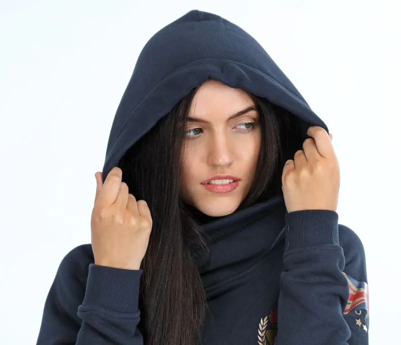 Shires Aubrion Team Hoodie - Navy-4