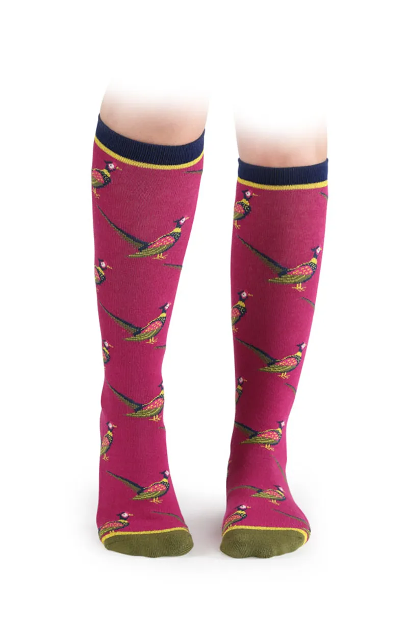 Shires Adults Everday Socks - 2 Pack - Pheasant
