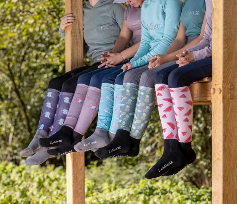 LeMieux Footsies Kids Socks - Pineapple-1