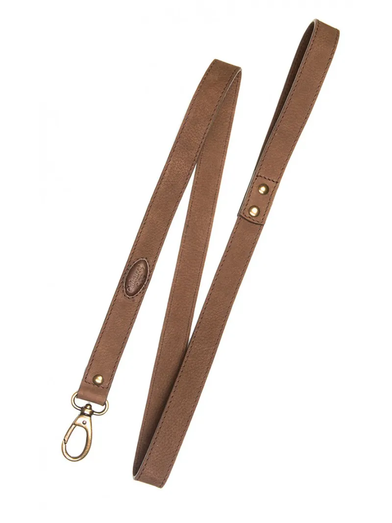 Dubarry Dunmanway Leather Dog Lead - Walnut
