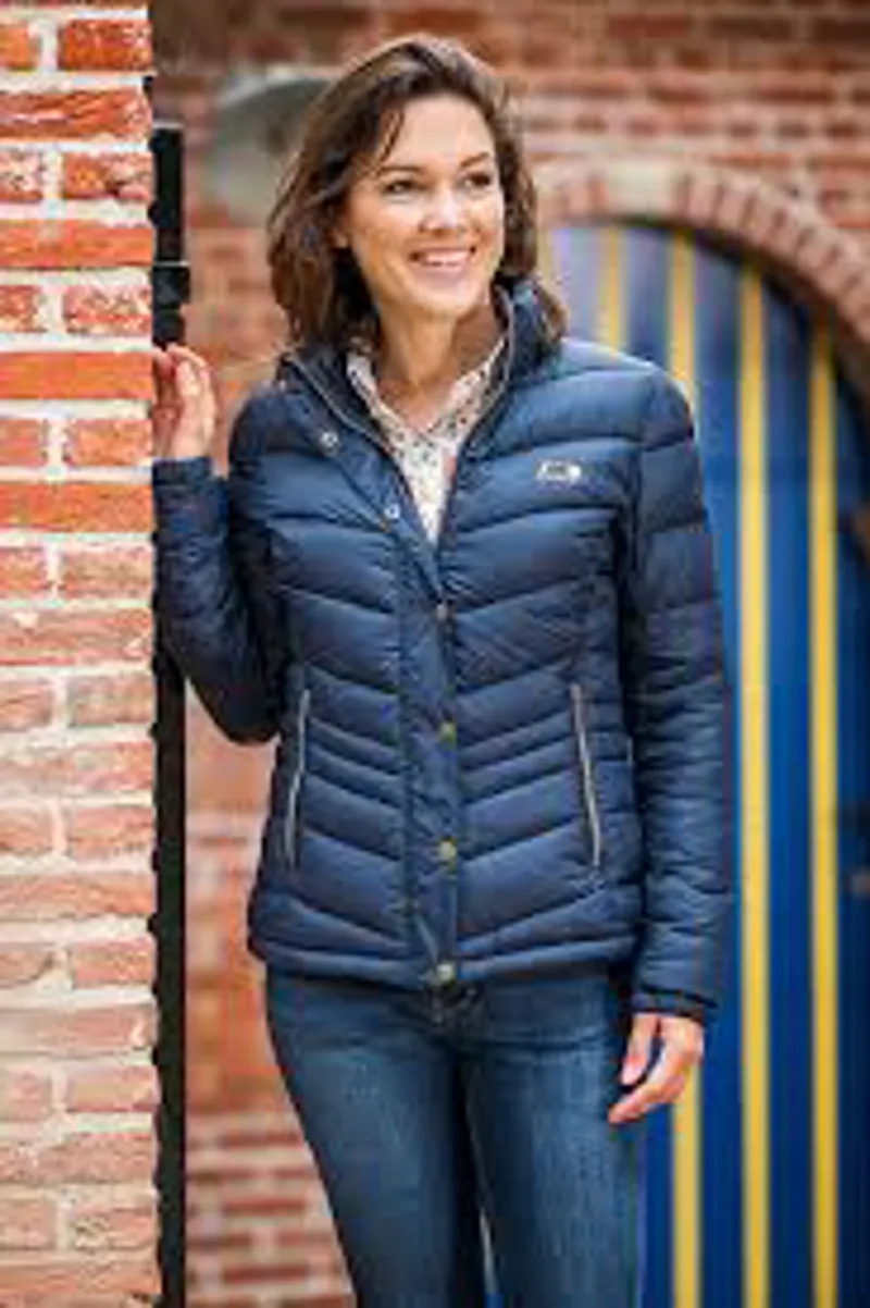 Baleno Juliet Ladies Lightweight Down Jacket - Navy Blue-1