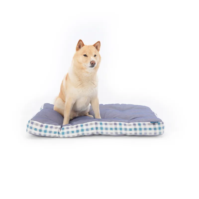 Project Blu Bengal Domino Dog Mattress - Large - Blue