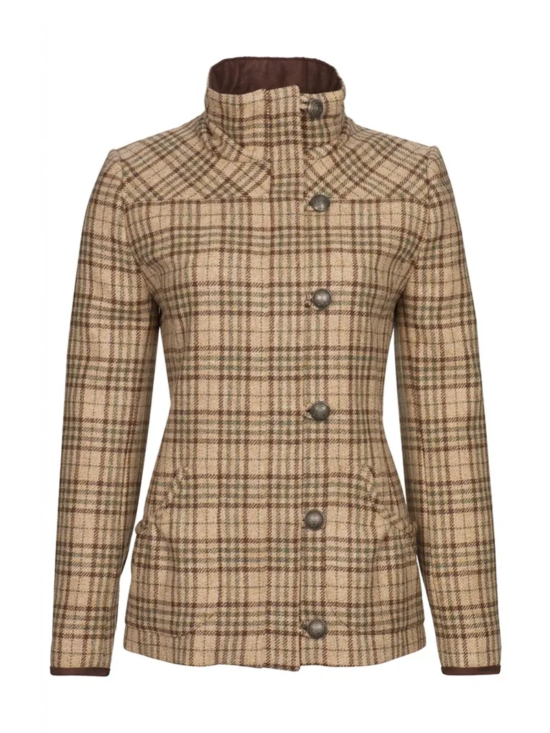 Dubarry Bracken Ladies Tweed Jacket - Pebble