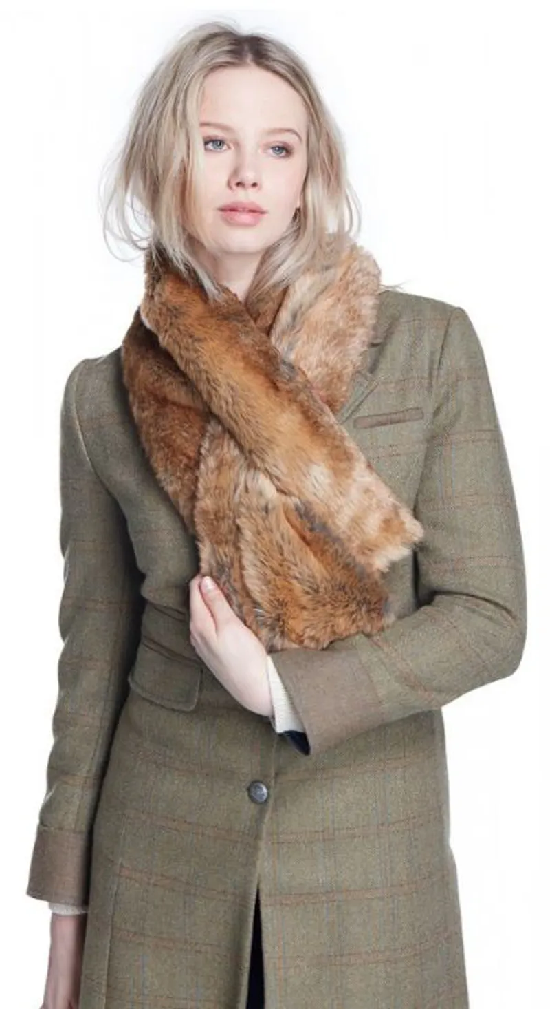 Dubarry Altamont Faux Fur Wrap - Chinchilla-1