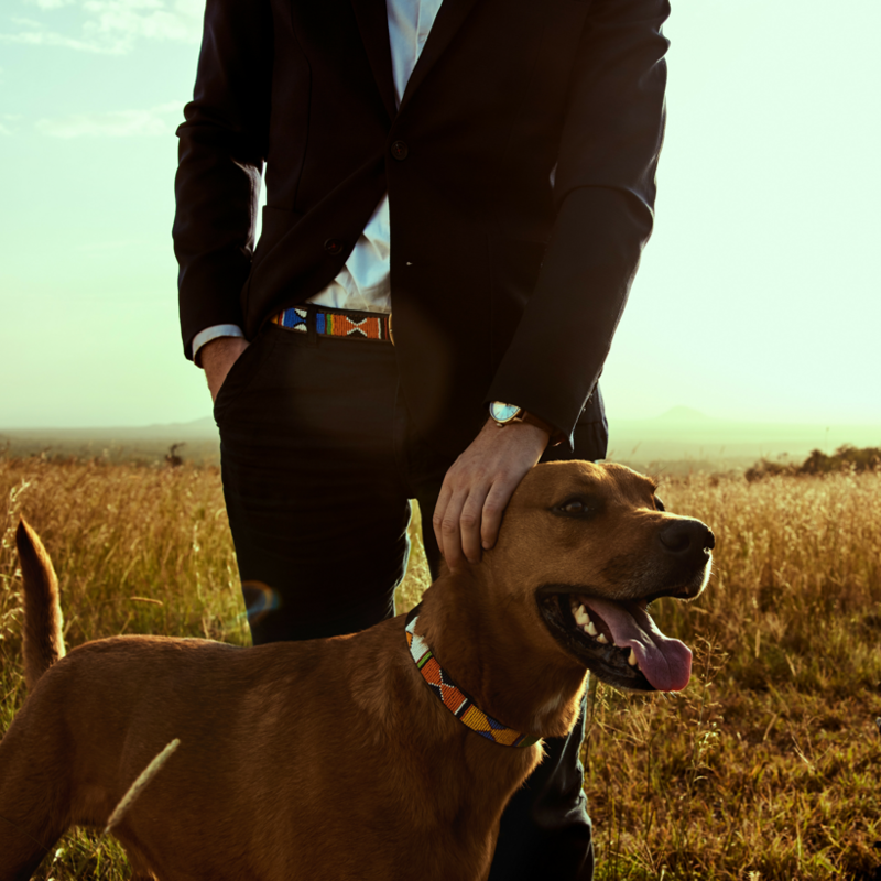 Koy Beaded Dog Collar - 16inch-2