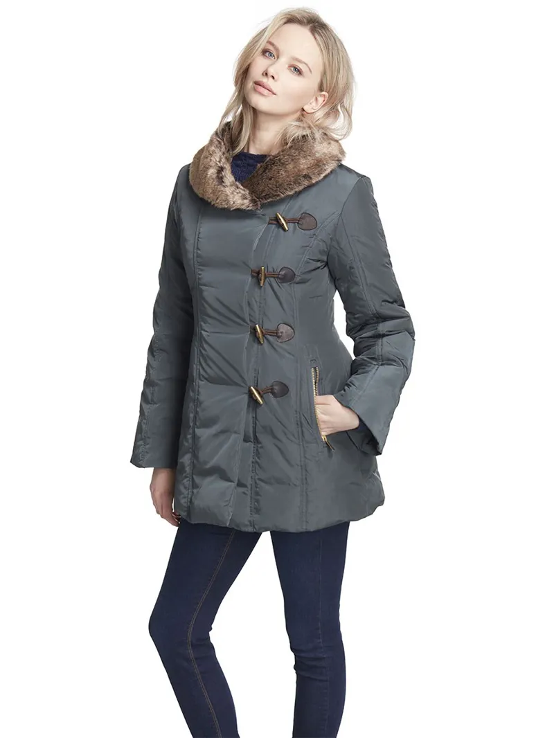 Dubarry Keyes Down Coat - Mallard-2