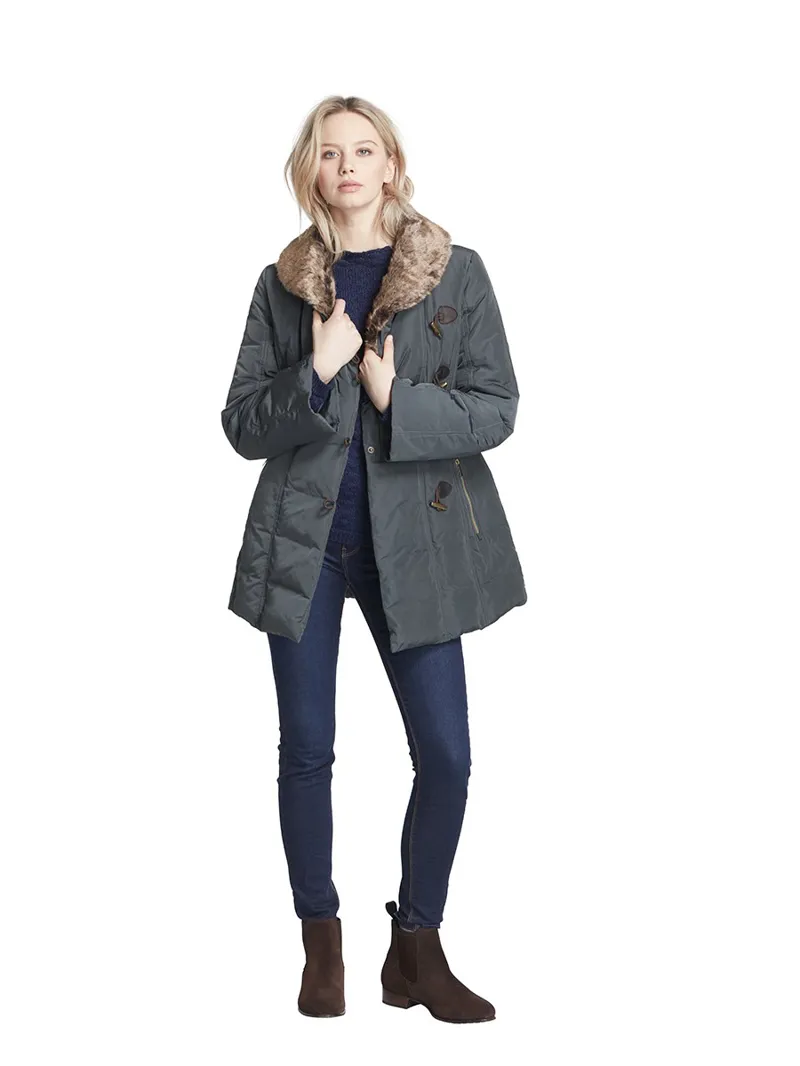 Dubarry Keyes Down Coat - Mallard-1