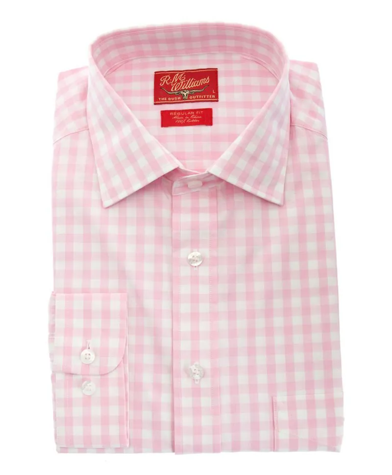 R.M.Williams Forster Shirt - Pink Check-1