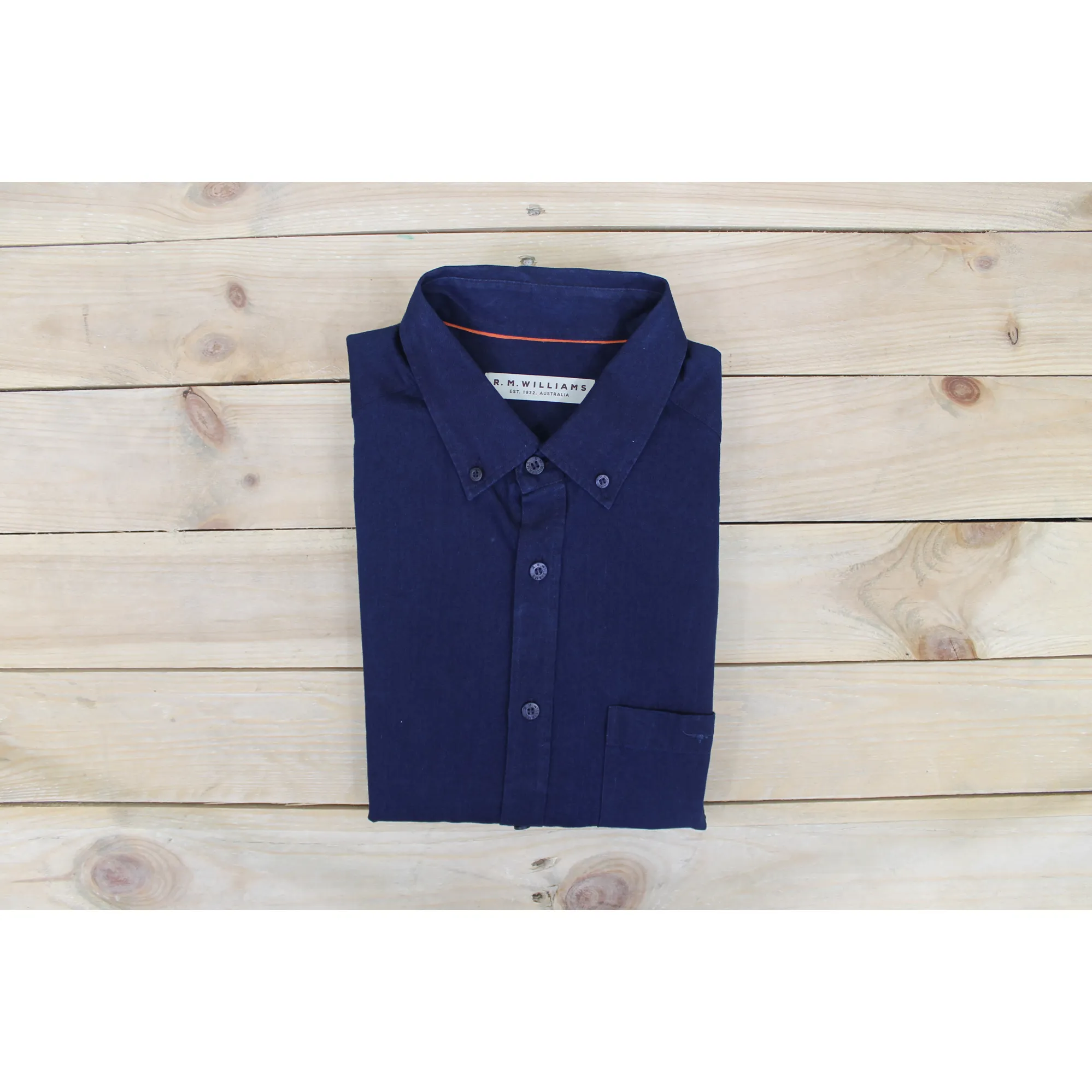 R.M.Williams Martin Shirt - Navy Denim R.M.Williams Martin Shirt - Navy Denim