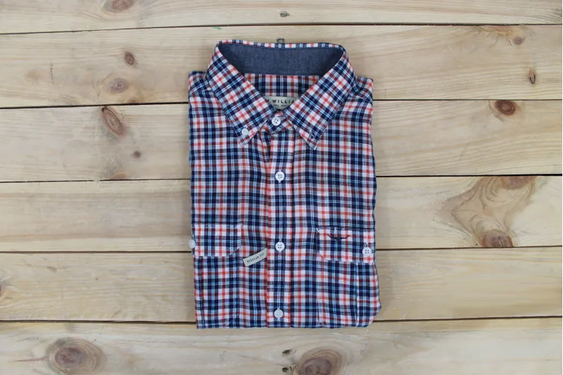 R.M.Williams Fraser Shirt - Navy/Orange