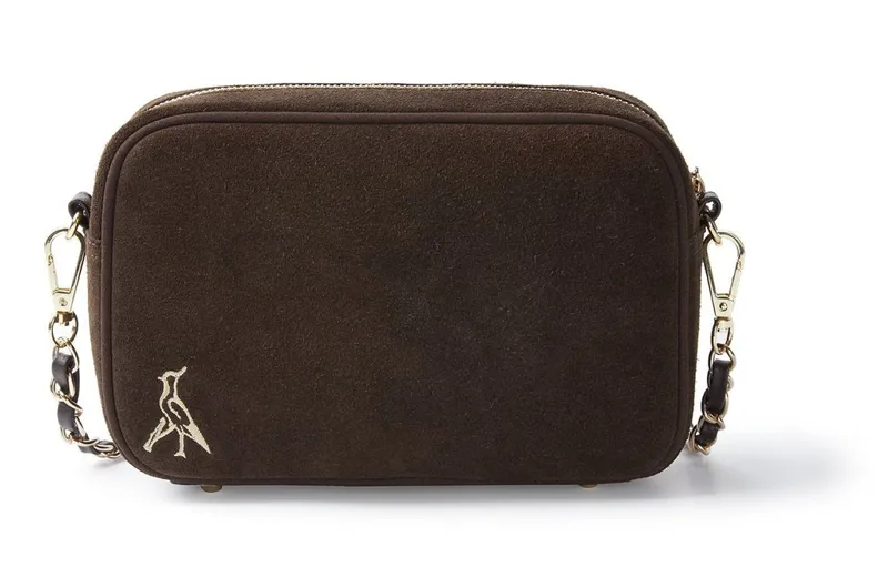 Hicks and Hide Melton Cross-Body Bag - Brown-1