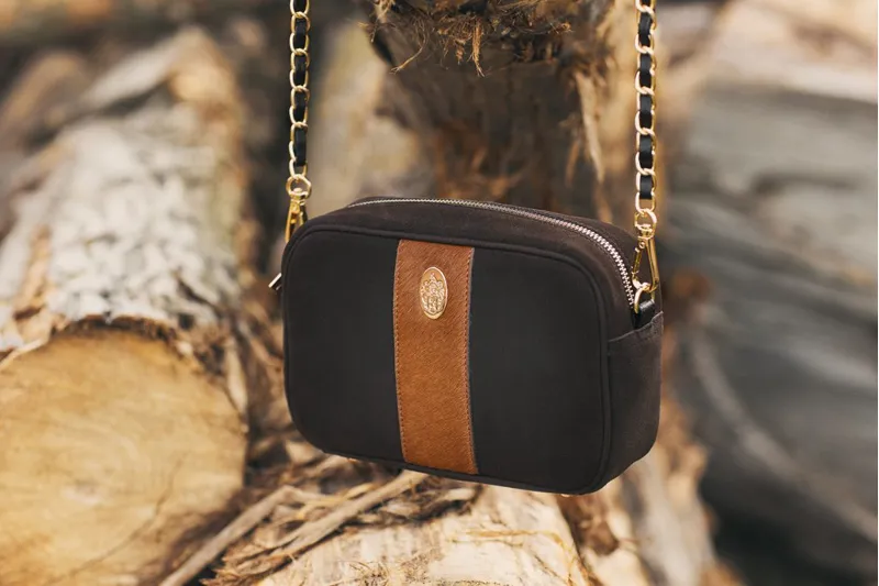 Hicks and Hide Melton Cross-Body Bag - Brown-3