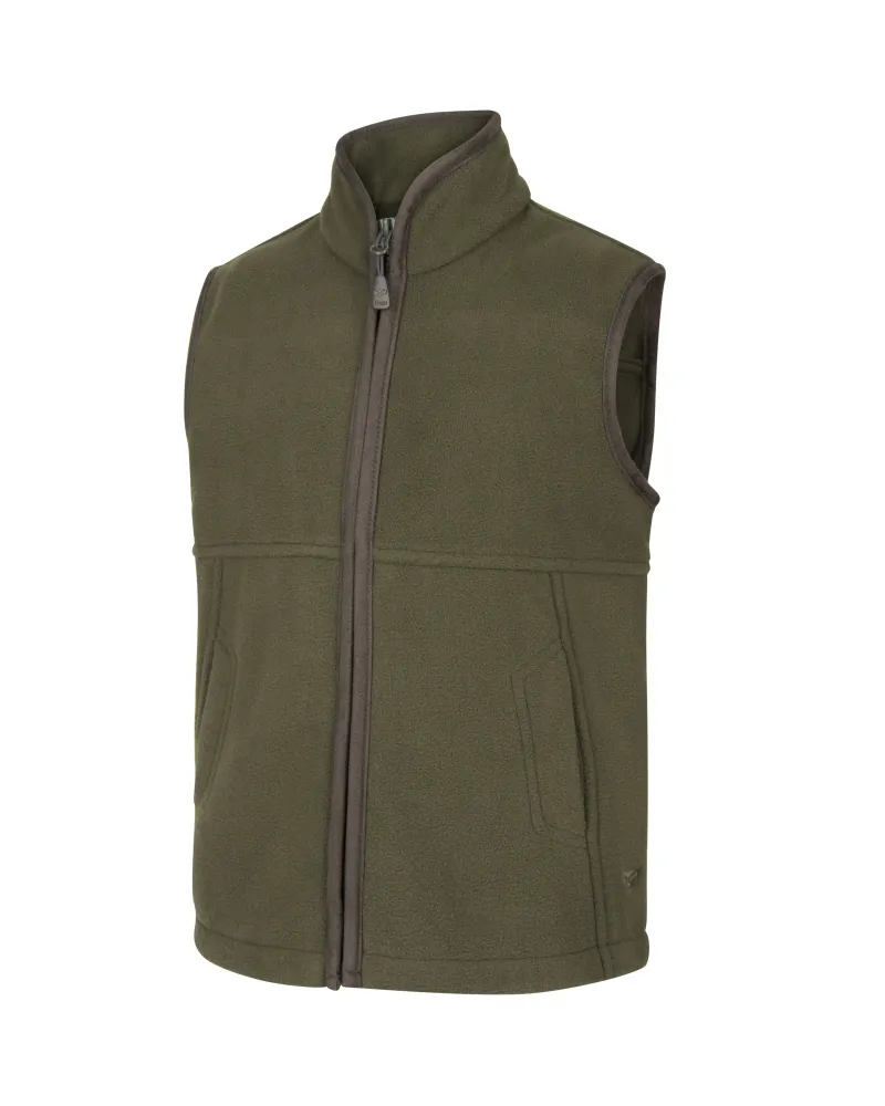 Hoggs Of Fife Woodhall Junior Fleece Gilet - Green