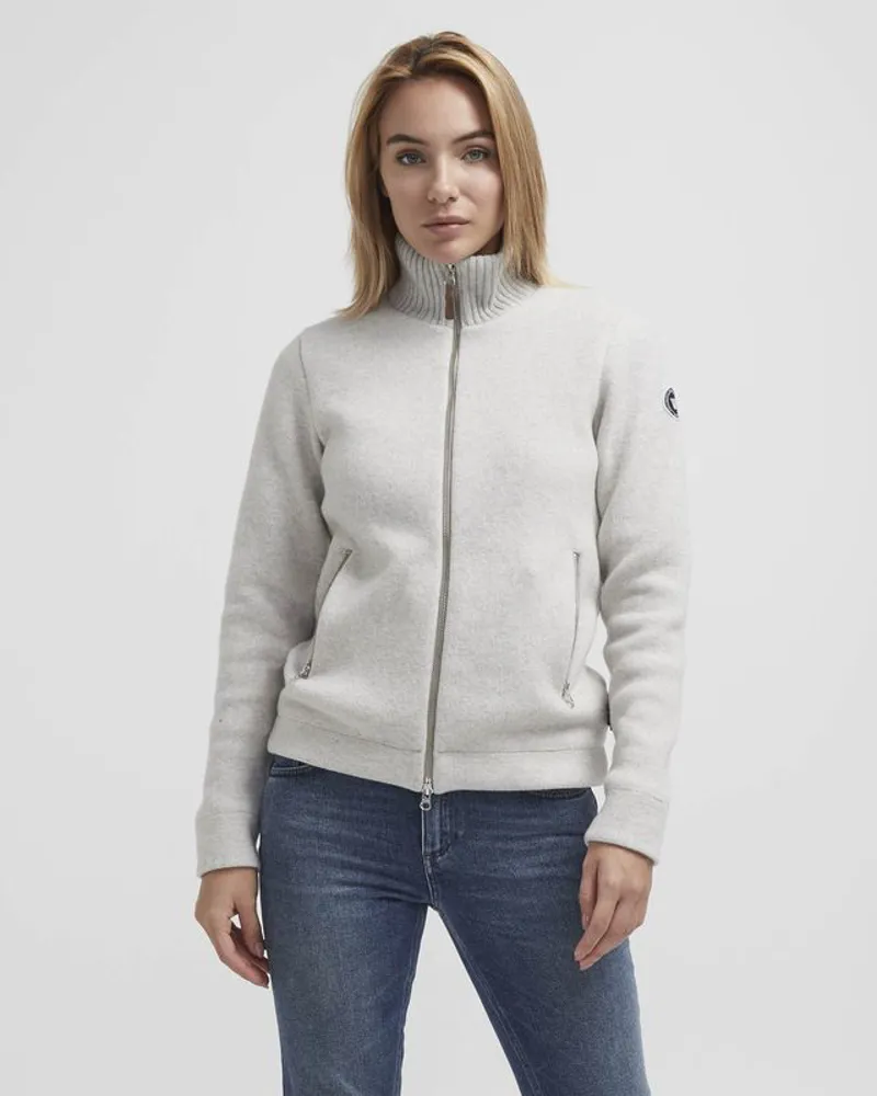 Holebrook zipper windproof sweater top