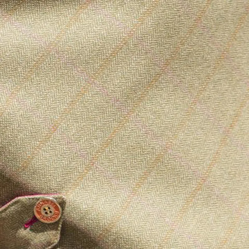 Annabel Brocks Tweed Kimblewick V Cape - Green Tweed-3