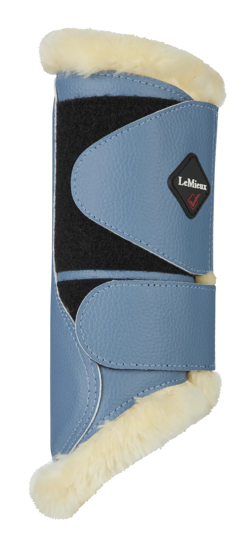LeMieux Pro Sport Fleece Lined Brushing Boot - Ice Blue/Grey-1
