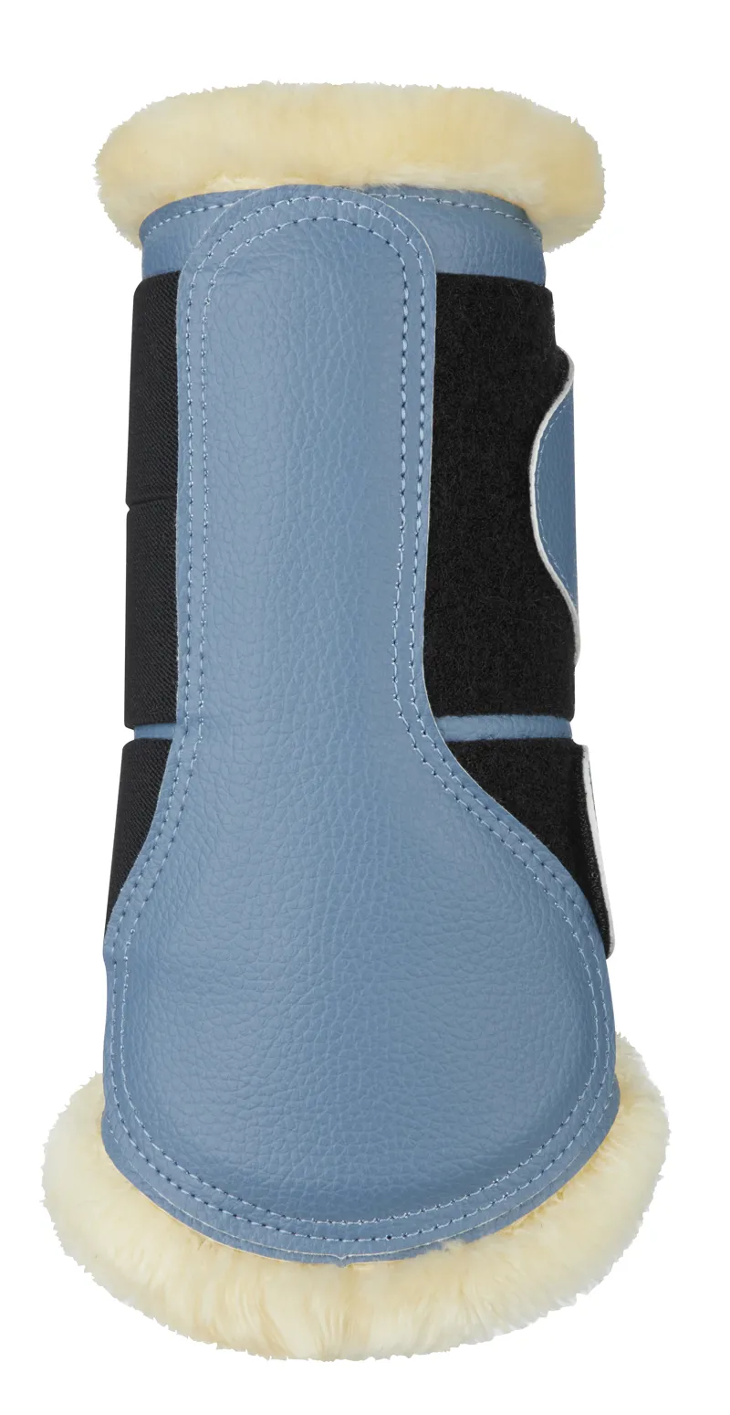 LeMieux Pro Sport Fleece Lined Brushing Boot - Ice Blue/Grey-2