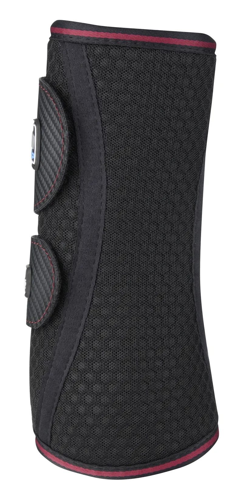 LeMieux Carbon Mesh Wrap Boots - Black/Mulberry-2