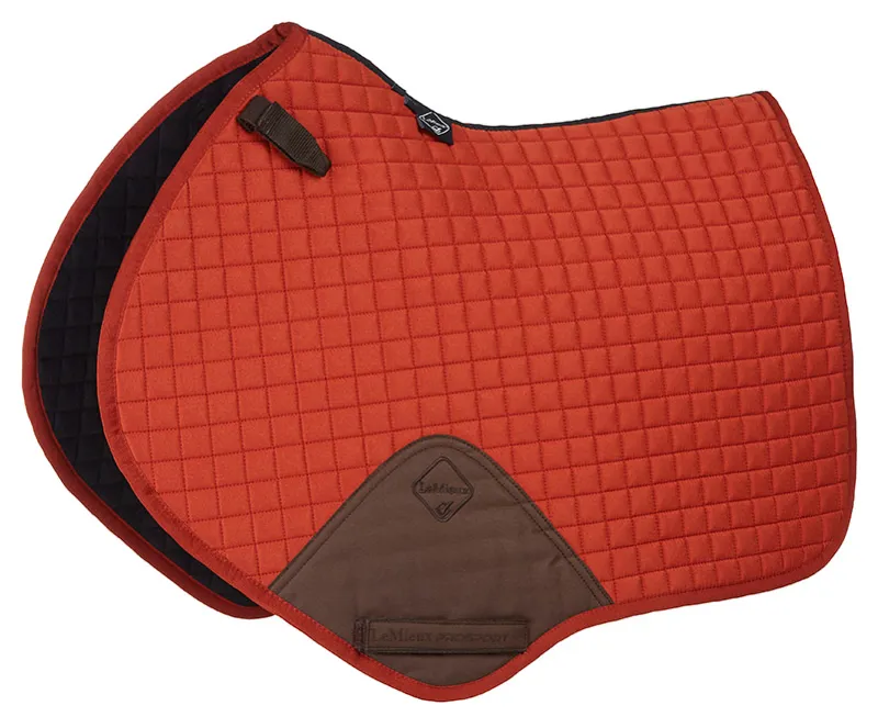 LeMieux Pro Sport Lustre CC Square - Burnt Orange