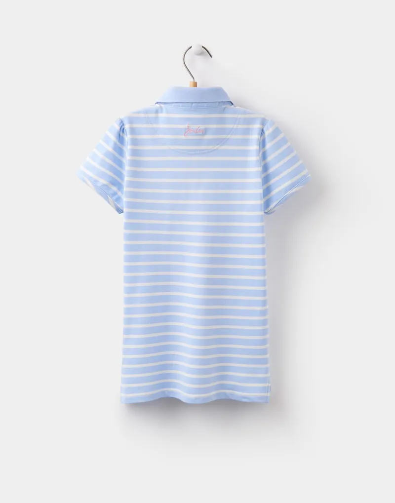 Joules Moxie Kids Polo Shirt - Sky Blue - Age 7+-1