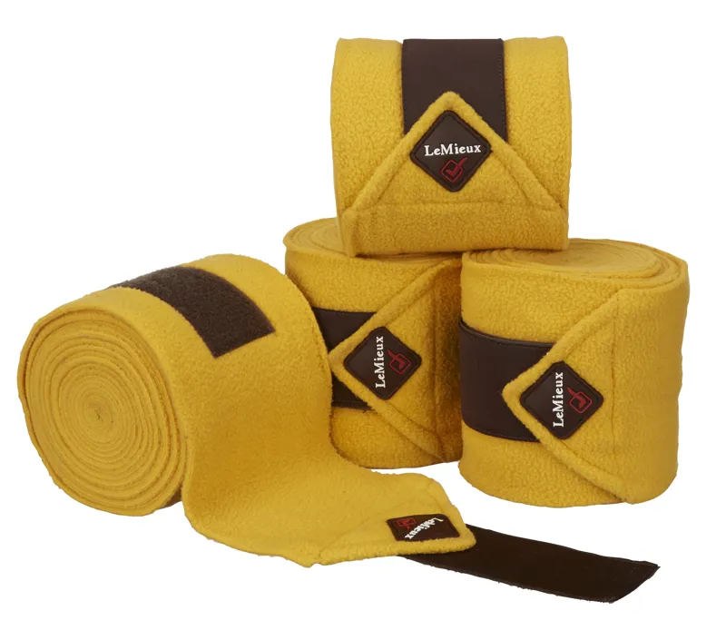 Le Mieux Pro Sport Luxury Polo Bandages - Mustard