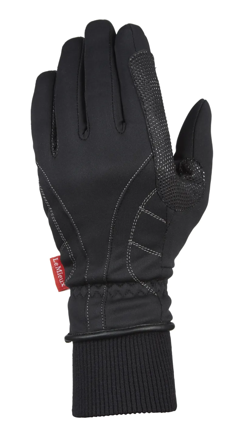 LeMieux Pro Touch Waterproof Riding Glove - Black-1