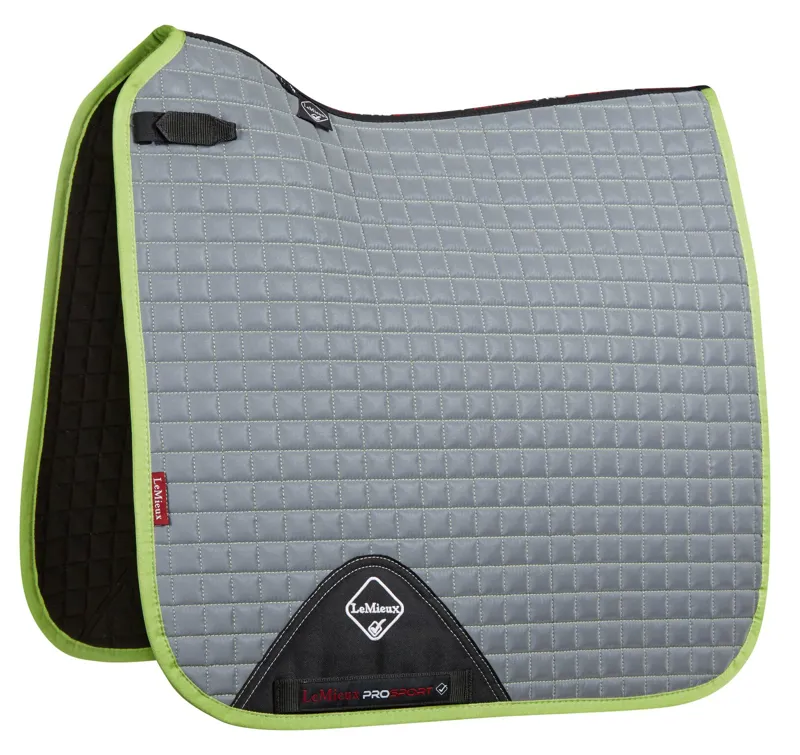 LeMieux Hi Viz Dressage Square - Lime Green