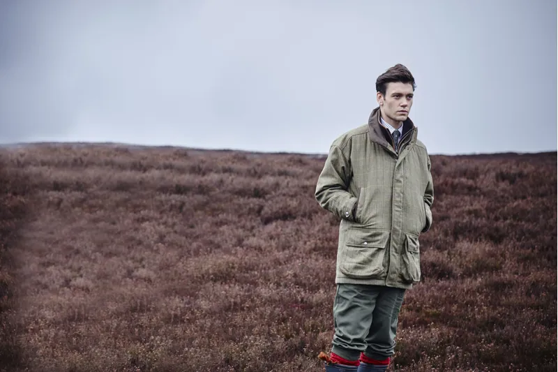 Schoffel Ptarmigan Tweed Coat - Blenheim Tweed-1