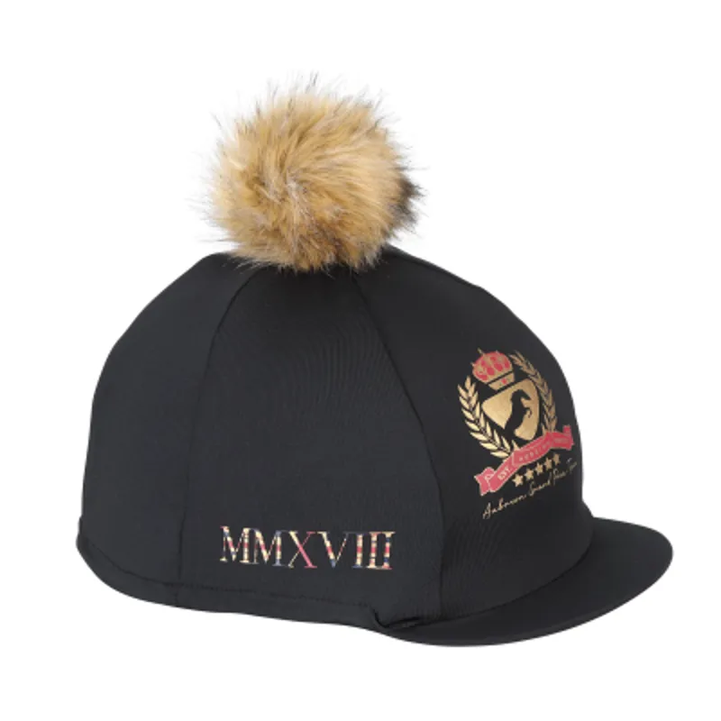 Shires Aubrion Team Hat Silk - Black
