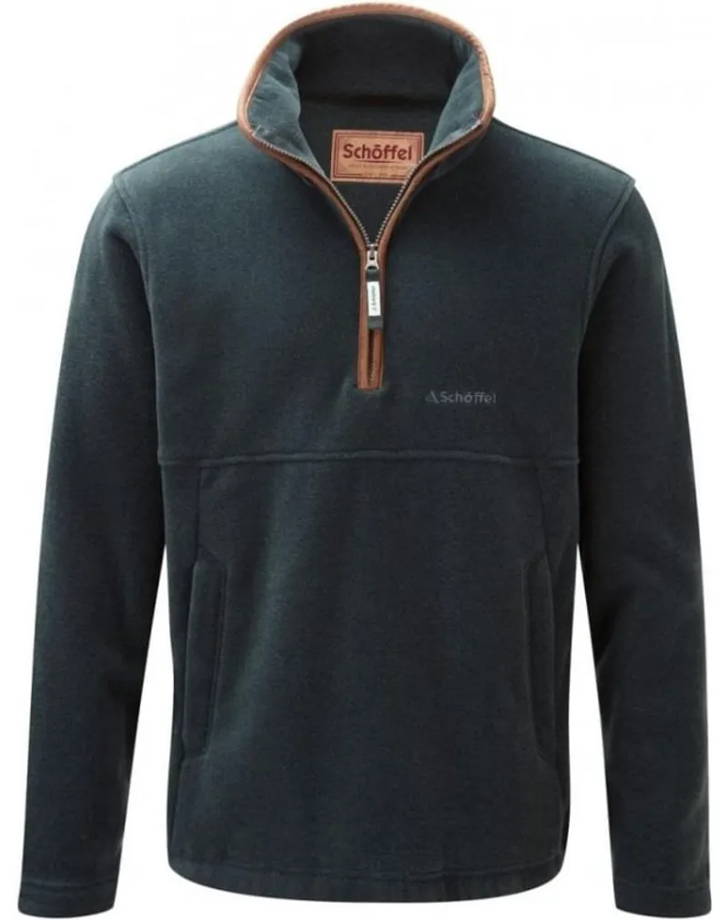NR Schoffel Berkeley 1/4 Zip Fleece - Kingfisher