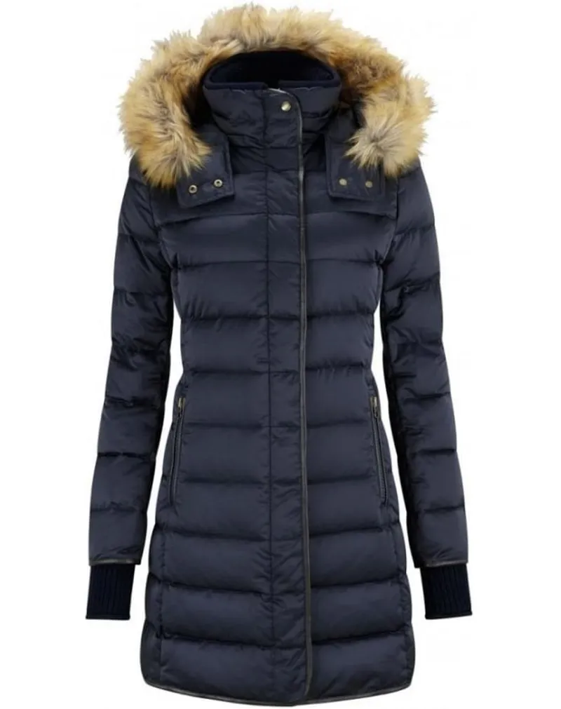Schoffel Mayfair Down Coat - Navy
