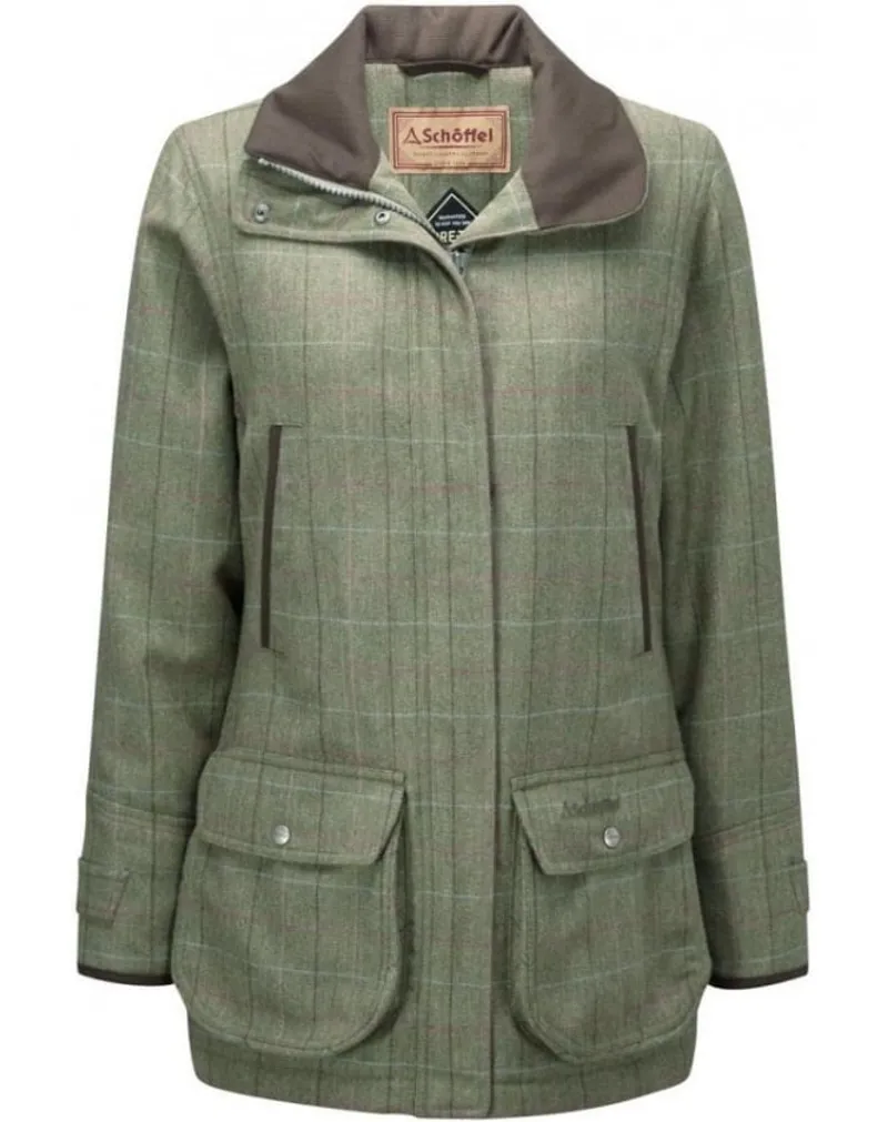 Schoffel Ptarmigan Tweed Coat - Chatsworth Tweed