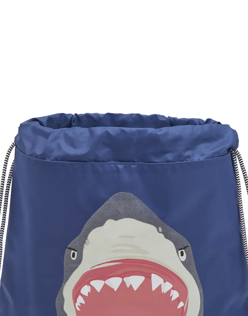 Joules Active Drawstring Bag - Shark-2