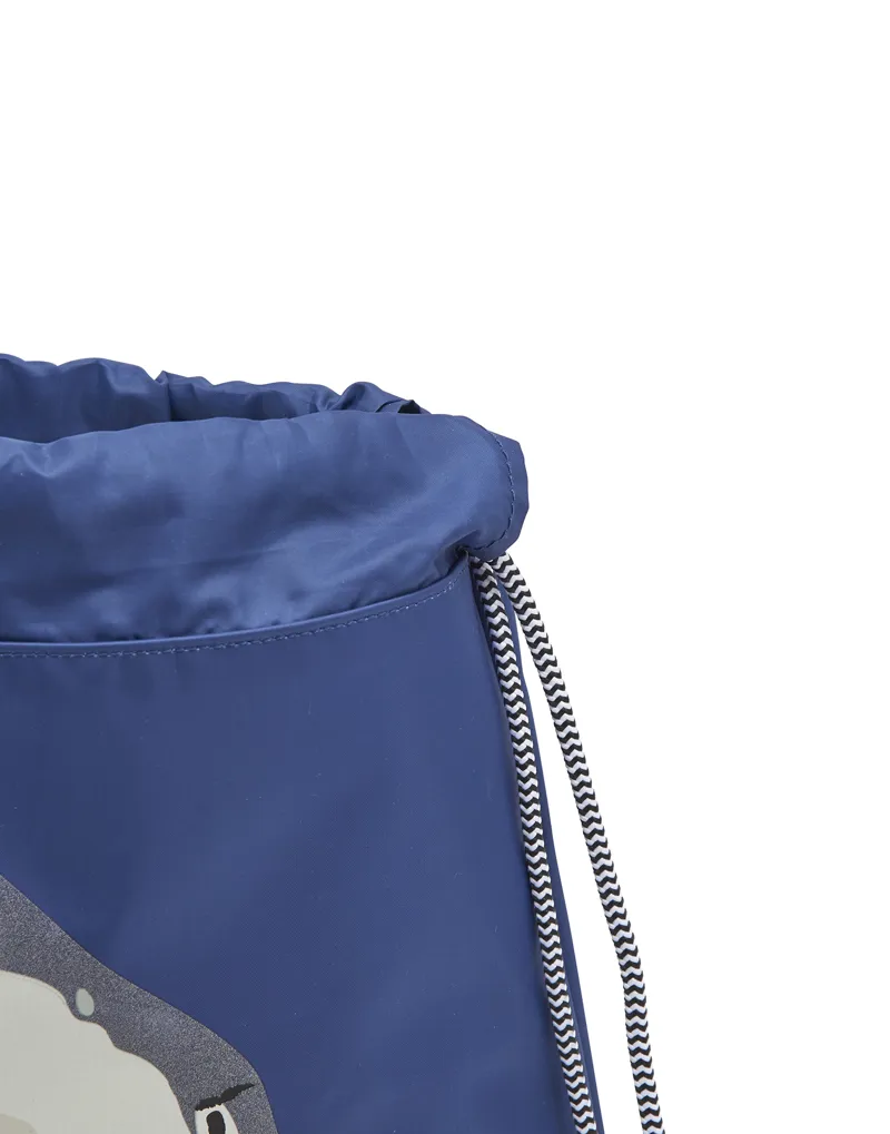 Joules Active Drawstring Bag - Shark-3