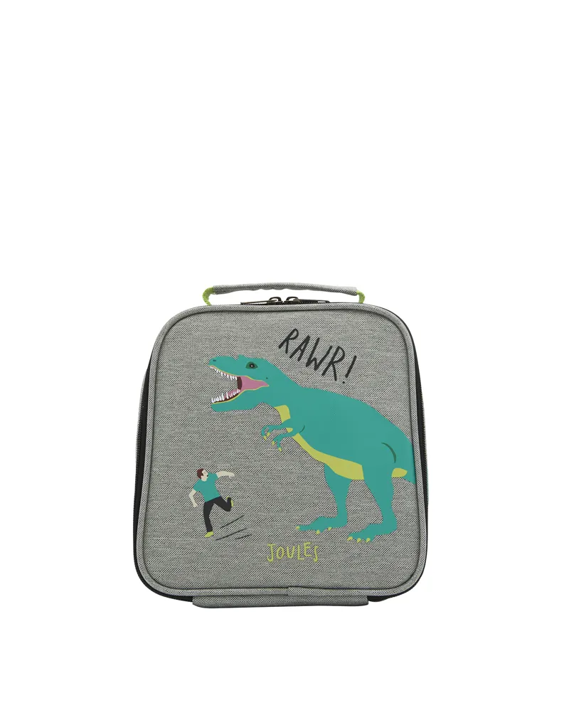 Joules Kids Printed Munch Lunch Bag - Dinosaur