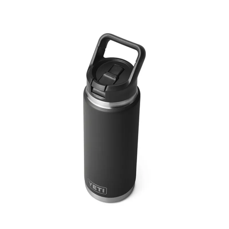 YETI Rambler 26 Oz Straw Cap Bottle - Black-3