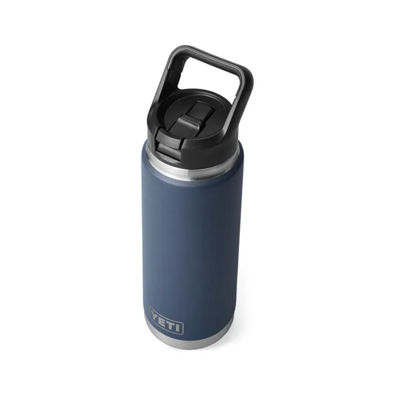 YETI Rambler 26 Oz Straw Cap Bottle - Navy-3