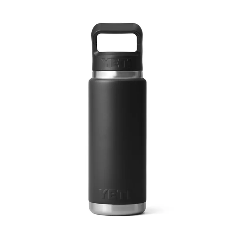 YETI Rambler 26 Oz Straw Cap Bottle - Black-2