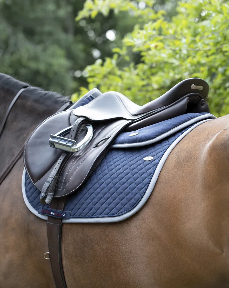 LeMieux Wither Relief Memory Foam Half Pad - Grey size Large-3