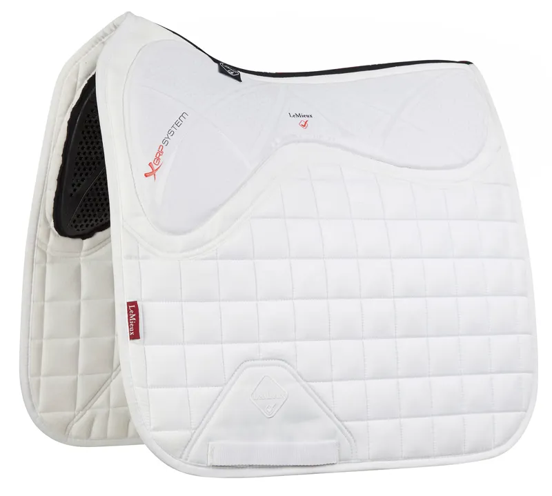 LeMieux X-Grip Twin Sided Dressage Square - Large - White