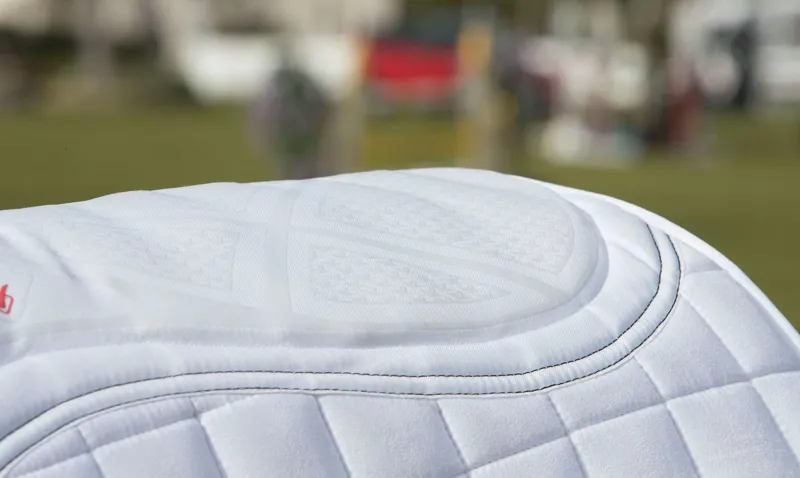 LeMieux X-Grip Twin Sided Dressage Square - Large - White-2
