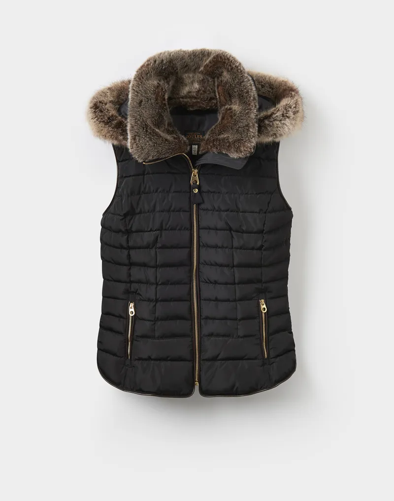 Joules Melbury Padded Gilet - Black-1