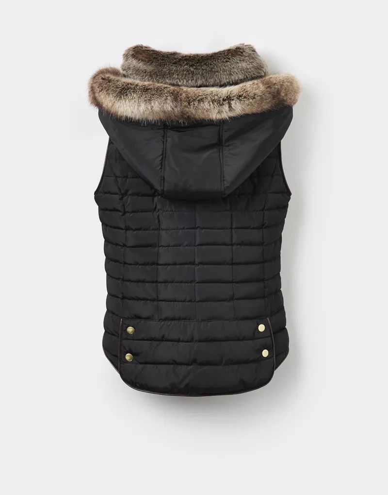 Joules Melbury Padded Gilet - Black-2