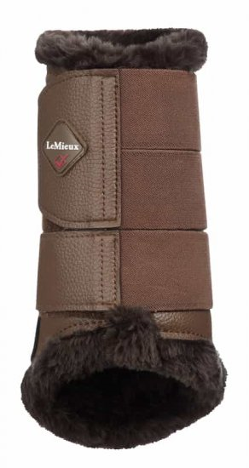 Le Mieux Pro Sport Fleece Lined Brushing Boot Brown/Brown-1