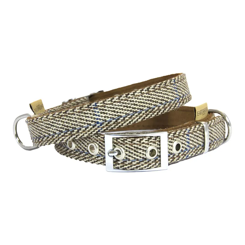 Earthbound Tweed Dog Collar - Small